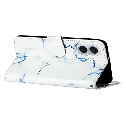 For iPhone 16 Plus Case Shockproof Leather Wallet Phone Cover Pattern Printing