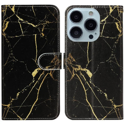 For iPhone 16 Case Pattern Stand Leather Phone Cover Card Slots Design