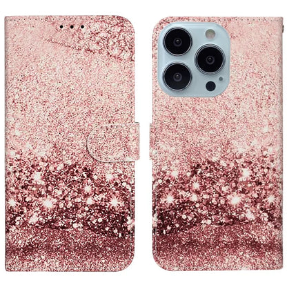 For iPhone 16 Case Pattern Stand Leather Phone Cover Card Slots Design