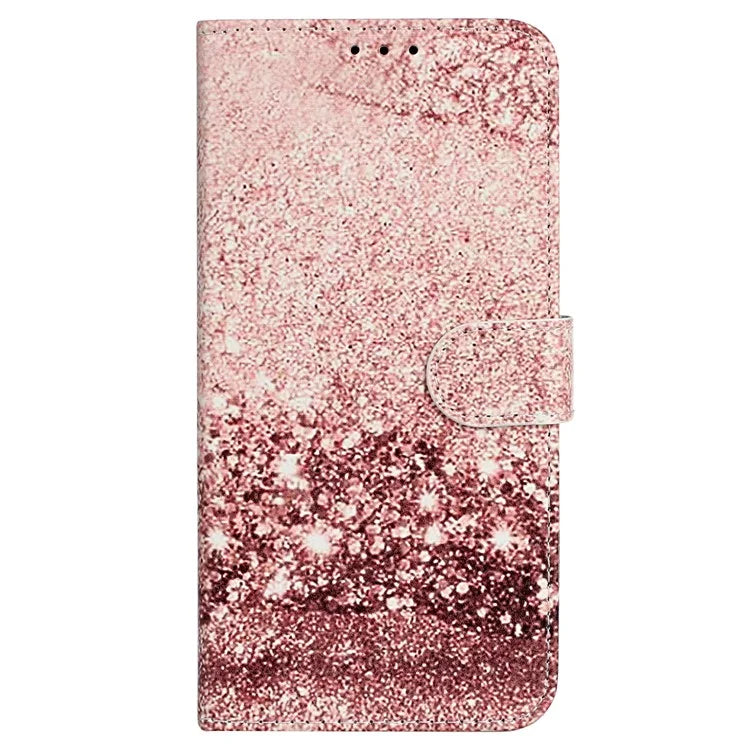 For iPhone 16 Case Pattern Stand Leather Phone Cover Card Slots Design
