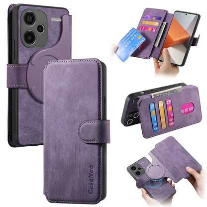 CASENEO MW-03 For Xiaomi Redmi Note 13 Pro+ 5G Phone Case Detachable Wallet Outer Cover