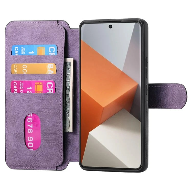 CASENEO MW-03 For Xiaomi Redmi Note 13 Pro+ 5G Phone Case Detachable Wallet Outer Cover