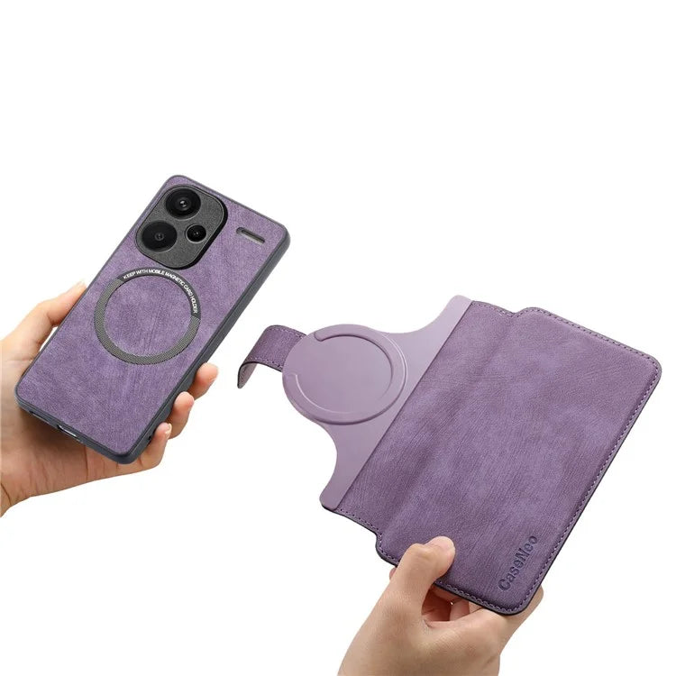CASENEO MW-03 For Xiaomi Redmi Note 13 Pro+ 5G Phone Case Detachable Wallet Outer Cover