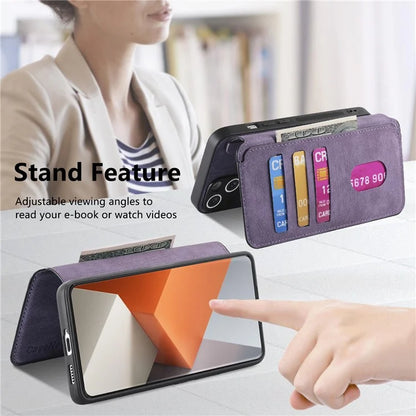 CASENEO MW-03 For Xiaomi Redmi Note 13 Pro+ 5G Phone Case Detachable Wallet Outer Cover