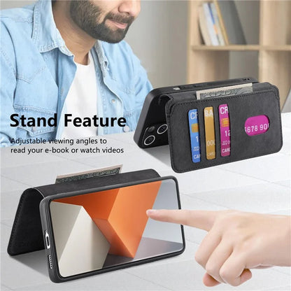CASENEO MW-03 For Xiaomi Redmi Note 13 Pro+ 5G Phone Case Detachable Wallet Outer Cover