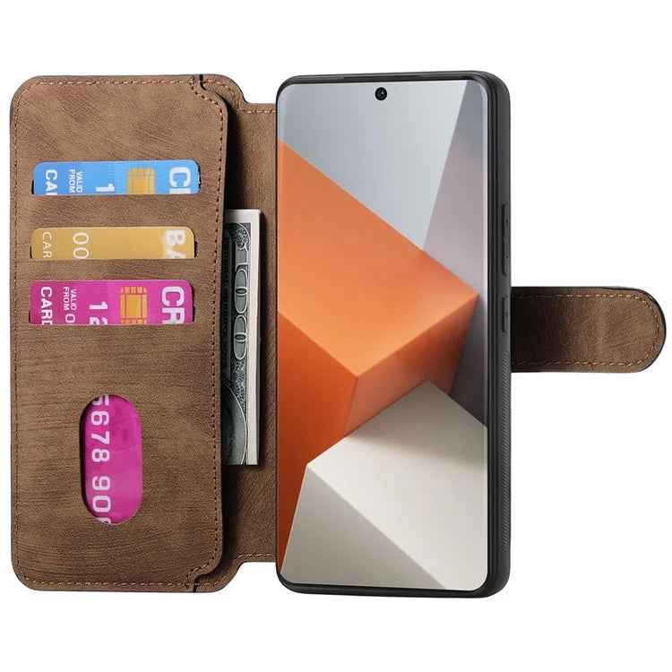 CASENEO MW-03 For Xiaomi Redmi Note 13 Pro+ 5G Phone Case Detachable Wallet Outer Cover