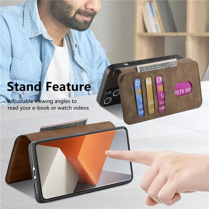 CASENEO MW-03 For Xiaomi Redmi Note 13 Pro+ 5G Phone Case Detachable Wallet Outer Cover