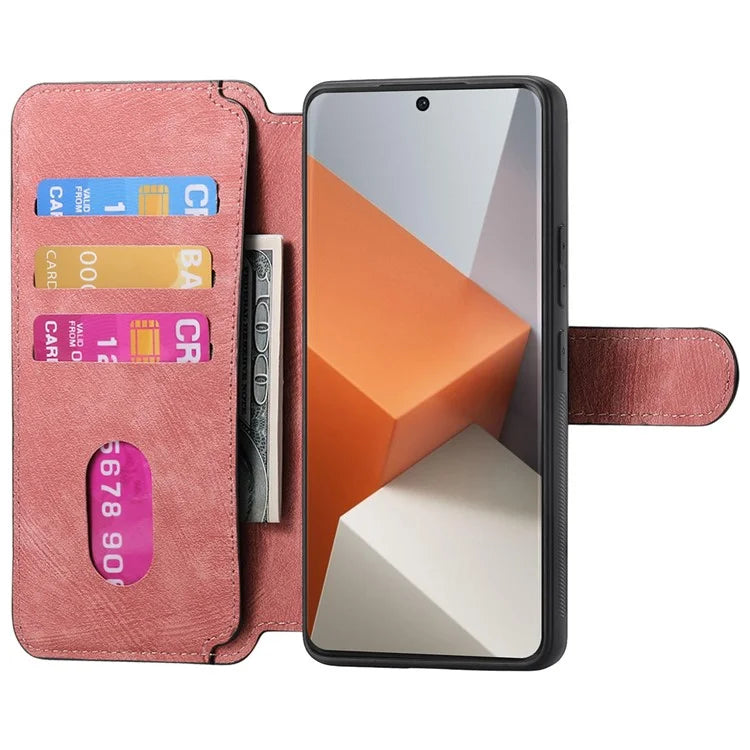 CASENEO MW-03 For Xiaomi Redmi Note 13 Pro+ 5G Phone Case Detachable Wallet Outer Cover