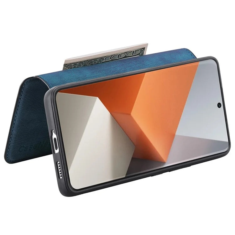 CASENEO MW-03 For Xiaomi Redmi Note 13 Pro+ 5G Phone Case Detachable Wallet Outer Cover