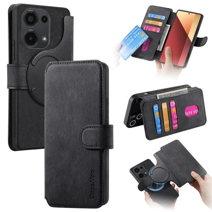 CASENEO MW-03 For Xiaomi Redmi Note 13 Pro 4G / Poco M6 Pro 4G Case Detachable Wallet Phone Cover