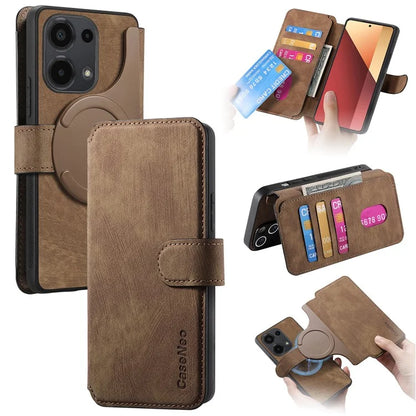 CASENEO MW-03 For Xiaomi Redmi Note 13 Pro 4G / Poco M6 Pro 4G Case Detachable Wallet Phone Cover