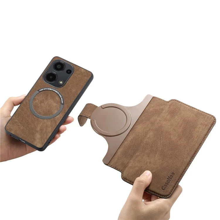 CASENEO MW-03 For Xiaomi Redmi Note 13 Pro 4G / Poco M6 Pro 4G Case Detachable Wallet Phone Cover