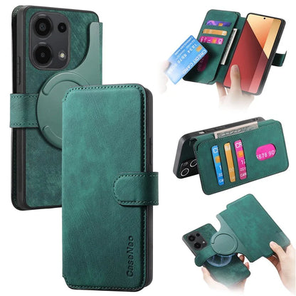 CASENEO MW-03 For Xiaomi Redmi Note 13 Pro 4G / Poco M6 Pro 4G Case Detachable Wallet Phone Cover