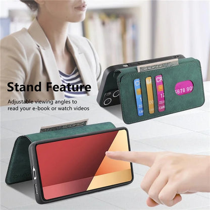 CASENEO MW-03 For Xiaomi Redmi Note 13 Pro 4G / Poco M6 Pro 4G Case Detachable Wallet Phone Cover