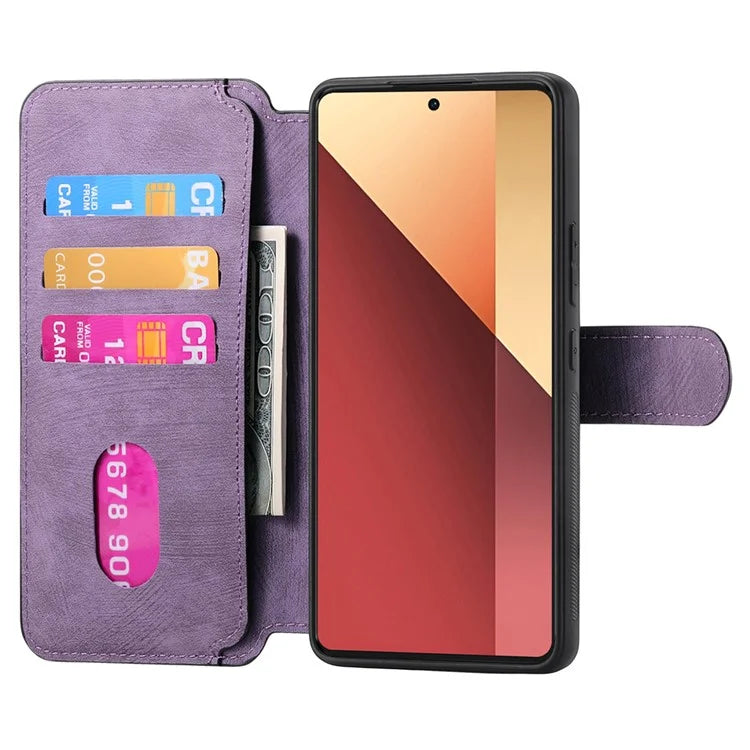 CASENEO MW-03 For Xiaomi Redmi Note 13 Pro 4G / Poco M6 Pro 4G Case Detachable Wallet Phone Cover