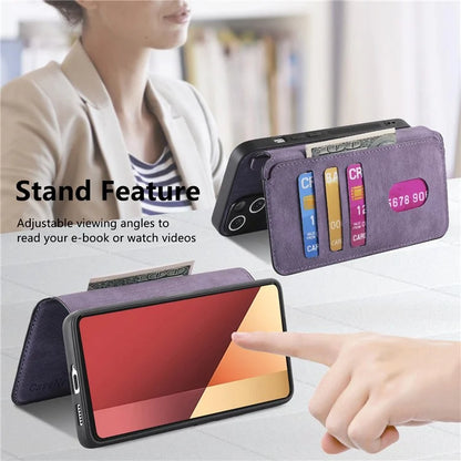 CASENEO MW-03 For Xiaomi Redmi Note 13 Pro 4G / Poco M6 Pro 4G Case Detachable Wallet Phone Cover
