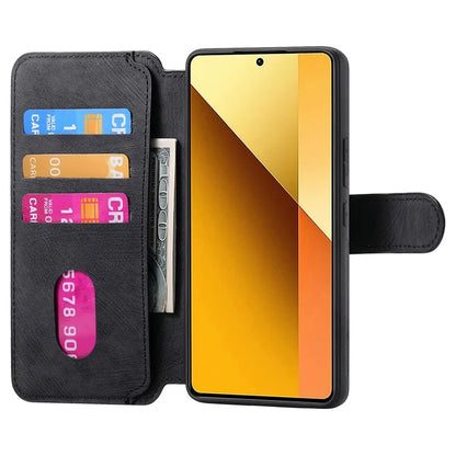 CASENEO MW-03 For Xiaomi Redmi Note 13 5G Case Leather Back Cover Detachable Magnetic Wallet