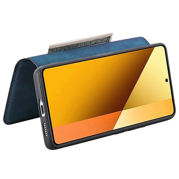 CASENEO MW-03 For Xiaomi Redmi Note 13 5G Case Leather Back Cover Detachable Magnetic Wallet