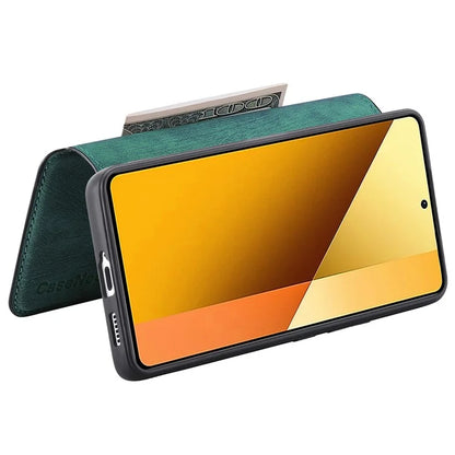 CASENEO MW-03 For Xiaomi Redmi Note 13 5G Case Leather Back Cover Detachable Magnetic Wallet