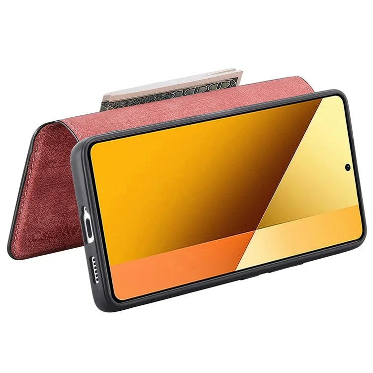 CASENEO MW-03 For Xiaomi Redmi Note 13 5G Case Leather Back Cover Detachable Magnetic Wallet