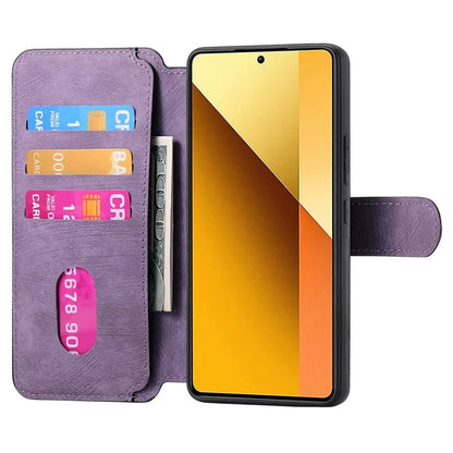 CASENEO MW-03 For Xiaomi Redmi Note 13 5G Case Leather Back Cover Detachable Magnetic Wallet