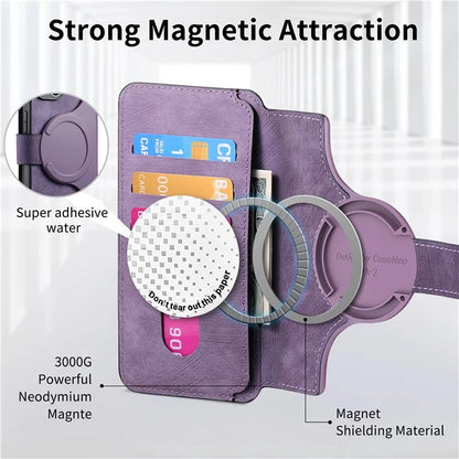 CASENEO MW-03 For Xiaomi Redmi Note 13 5G Case Leather Back Cover Detachable Magnetic Wallet