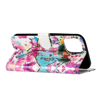 For iPhone 16 Pro Case Stand Wallet Leather Phone Cover Magnetic Clasp Pattern Printed