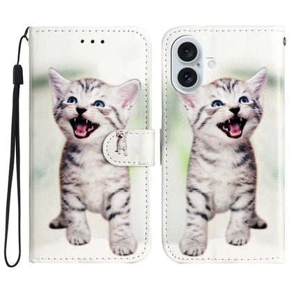 For iPhone 16 Wallet Case Pattern Print Design Flip Leather Phone Cover