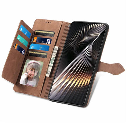For Xiaomi Redmi Turbo 3 5G / Poco F6 5G Case Zipper Wallet Leather Floral Phone Cover
