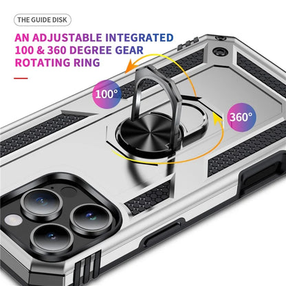 For iPhone 16 Pro Max Case PC+TPU Kickstand Anti-Drop Phone Cover