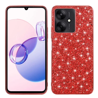 For Xiaomi Redmi 13C 4G / 5G / 13R 5G / Poco C65 4G / M6 5G Case TPU + PC Glitter Phone Cover