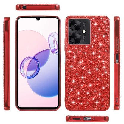 For Xiaomi Redmi 13C 4G / 5G / 13R 5G / Poco C65 4G / M6 5G Case TPU + PC Glitter Phone Cover