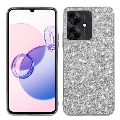 For Xiaomi Redmi 13C 4G / 5G / 13R 5G / Poco C65 4G / M6 5G Case TPU + PC Glitter Phone Cover