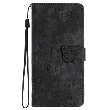 For iPhone 16 Plus Case Butterfly Flip Stand PU Leather Phone Cover