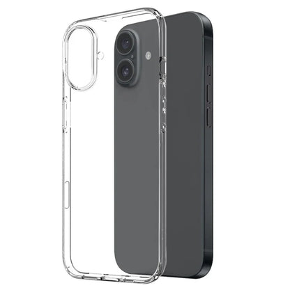 NORTHJO For iPhone 16 Clear TPU Case + Tempered Glass Screen Protector