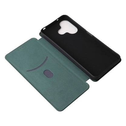 For Xiaomi Redmi 13 5G / 13 4G / Note 13R 5G Phone Case Carbon Fiber Texture Leather Stand Cover