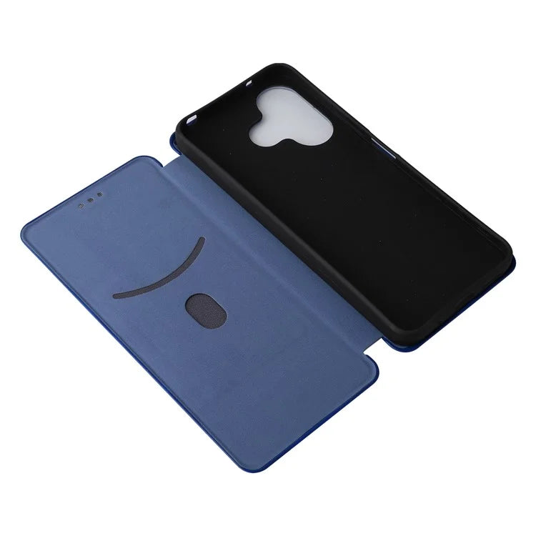 For Xiaomi Redmi 13 5G / 13 4G / Note 13R 5G Phone Case Carbon Fiber Texture Leather Stand Cover