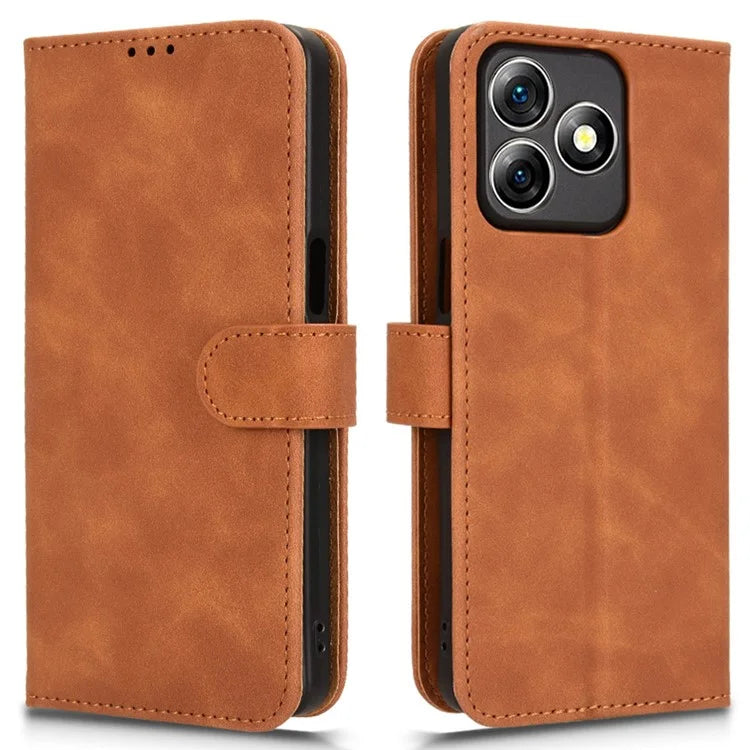 For Ulefone Note 18 Ultra Phone Case Skin-Touch Leather Wallet Support Stand Cover