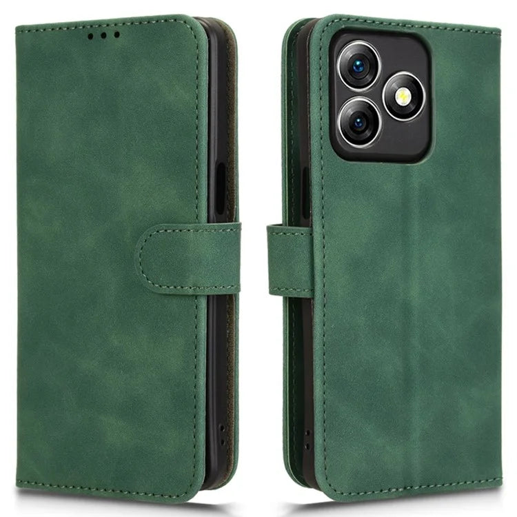 For Ulefone Note 18 Ultra Phone Case Skin-Touch Leather Wallet Support Stand Cover