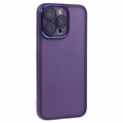 DKSM Series For iPhone 15 Pro Max Case Electroplated Camera Frame TPU Phone Cover