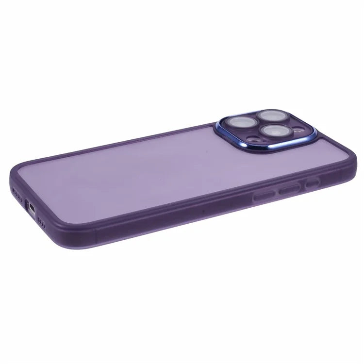 DKSM Series For iPhone 15 Pro Max Case Electroplated Camera Frame TPU Phone Cover