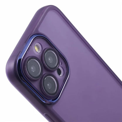 DKSM Series For iPhone 15 Pro Max Case Electroplated Camera Frame TPU Phone Cover