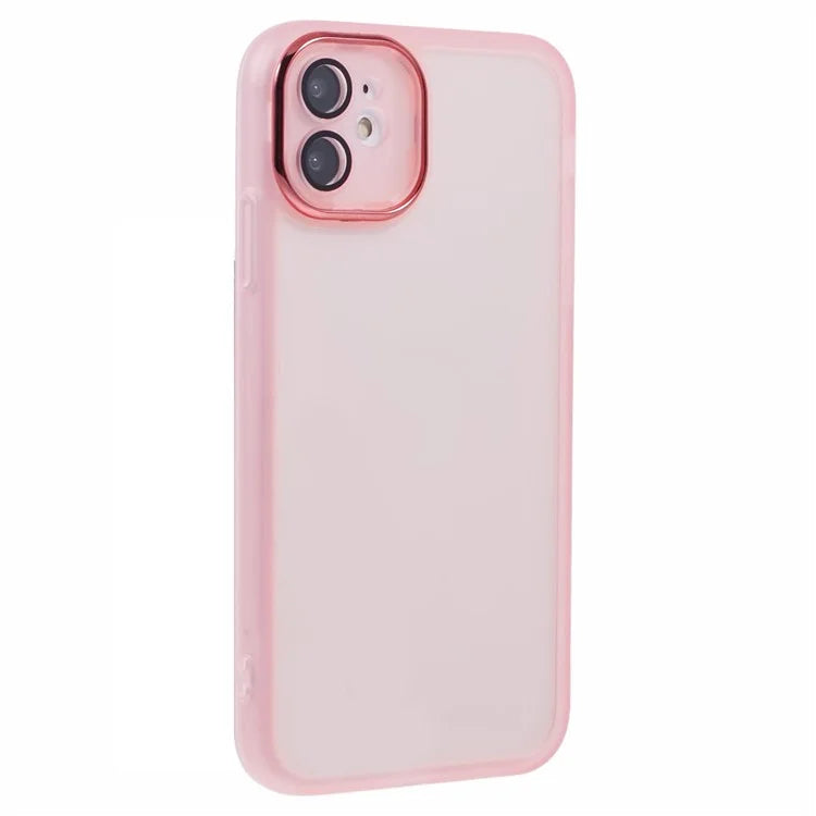 DKSM Series For iPhone 11 Case Electroplated Camera Frame TPU Phone Cover