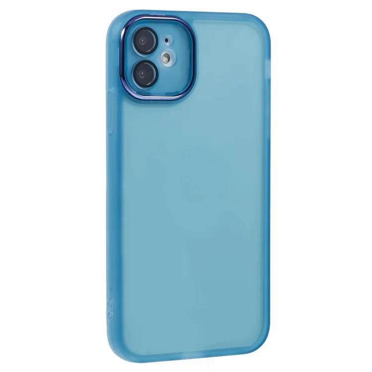 DKSM Series For iPhone 11 Case Electroplated Camera Frame TPU Phone Cover