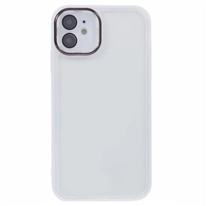 DKSM Series For iPhone 11 Case Electroplated Camera Frame TPU Phone Cover