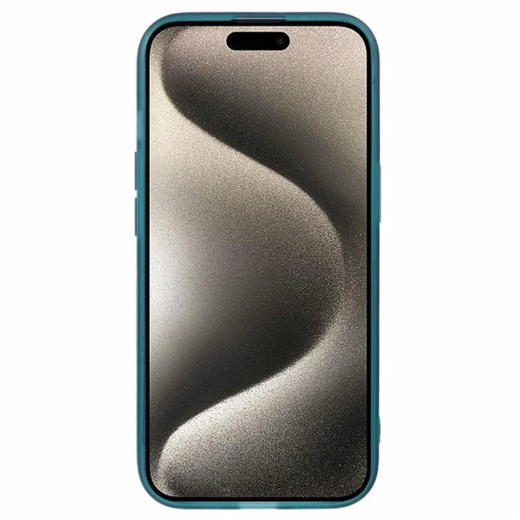 DKSM Series For iPhone 15 Case Electroplated Camera Frame TPU Phone Cover
