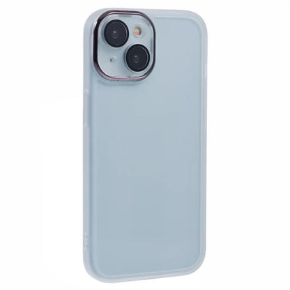 DKSM Series For iPhone 15 Case Electroplated Camera Frame TPU Phone Cover