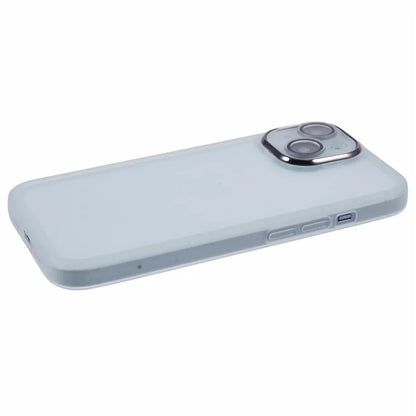 DKSM Series For iPhone 15 Case Electroplated Camera Frame TPU Phone Cover