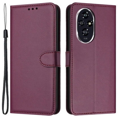 For Honor 200 Pro 5G Leather Case Stand Wallet Phone Cover