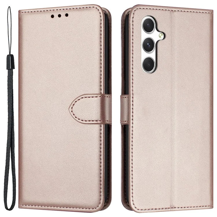 For Samsung Galaxy S24+ Wallet Case Anti-Drop Leather Phone Cover with Stand